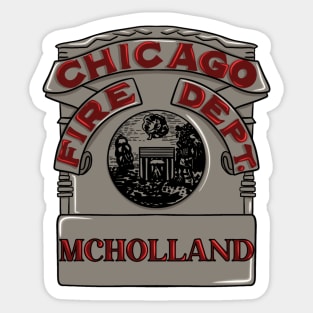 Randy 'Mouch' McHolland | Chicago Fire Badge Sticker